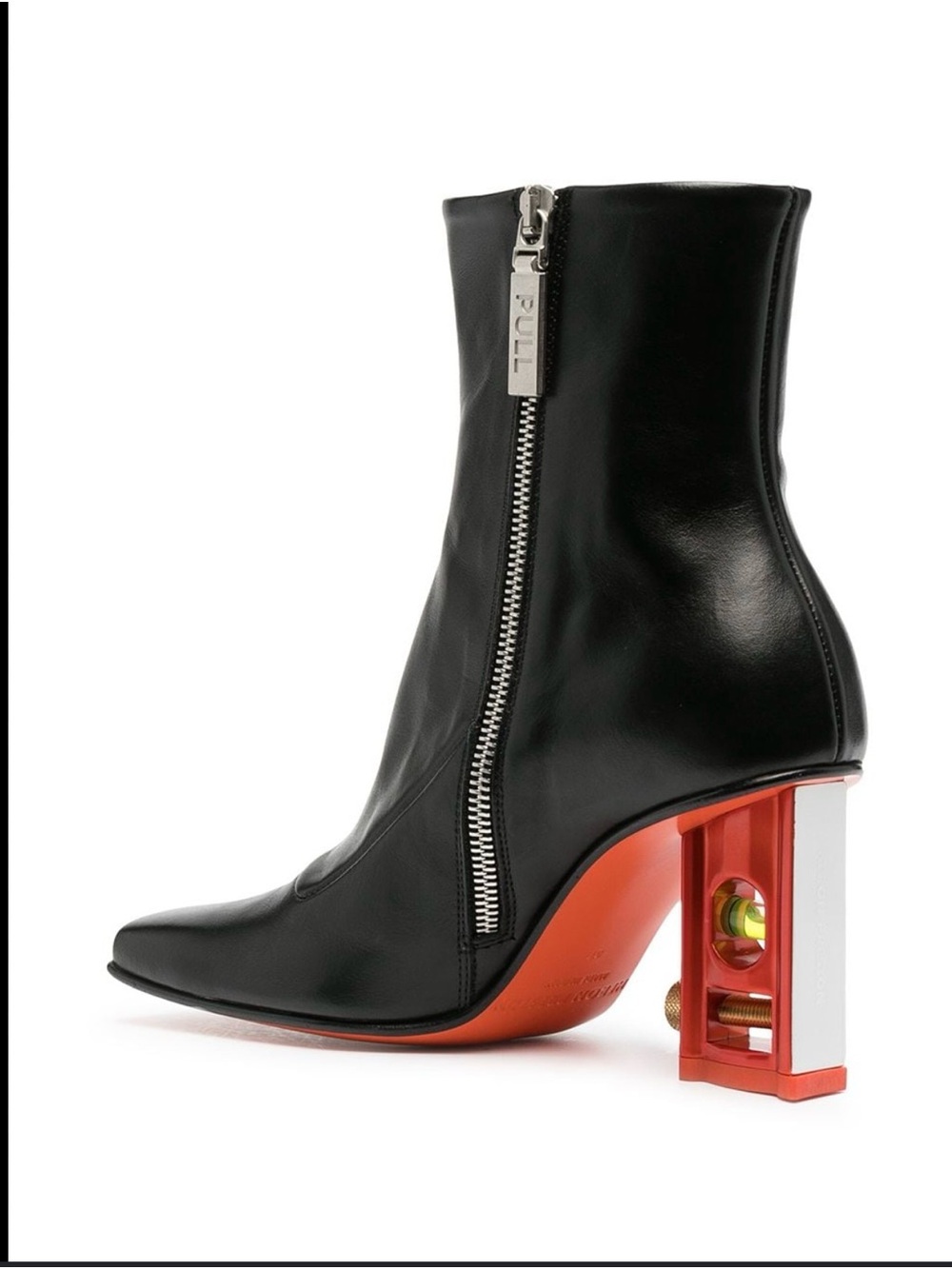 Heron Preston Black Level Heel Ankle Boots
